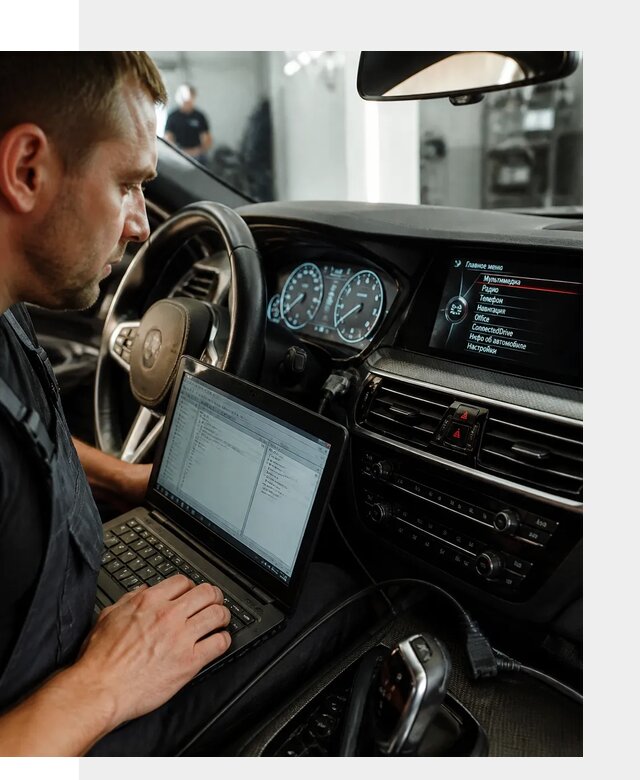 Русификация приборной панели BMW для авто в Иванове от компании